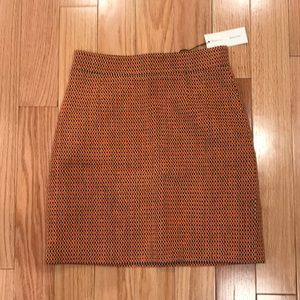 Proenza Schouler orange mini pencil skirt size 2